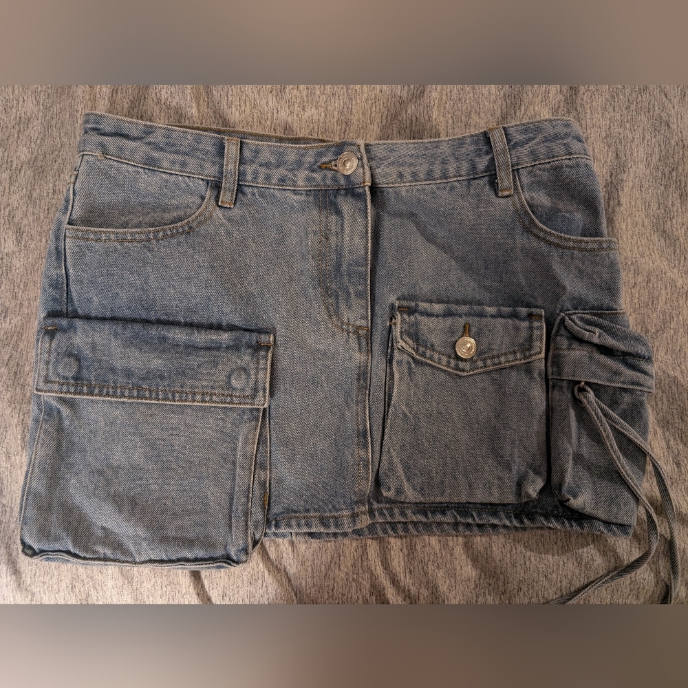 Steve Madden Jean Skirt sz 6